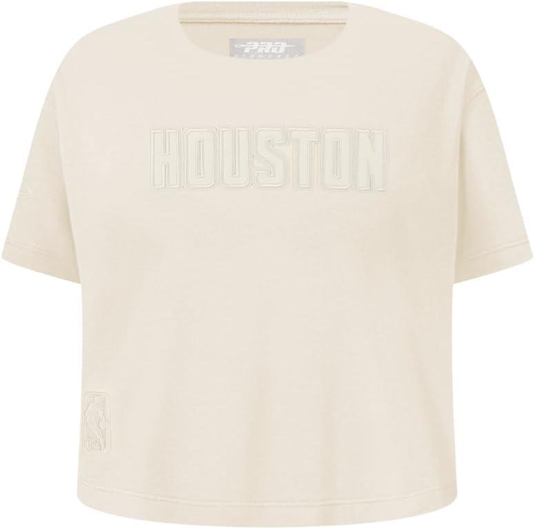 imagePro Standard NBA Girls Big Girls NBA Neutral Cotton Short Sleeve Boxy TeeEggshell