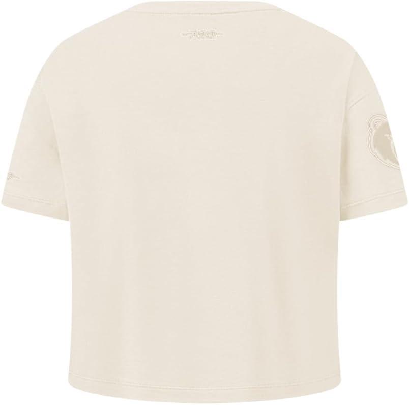 imagePro Standard NBA Girls Big Girls NBA Neutral Cotton Short Sleeve Boxy TeeEggshell
