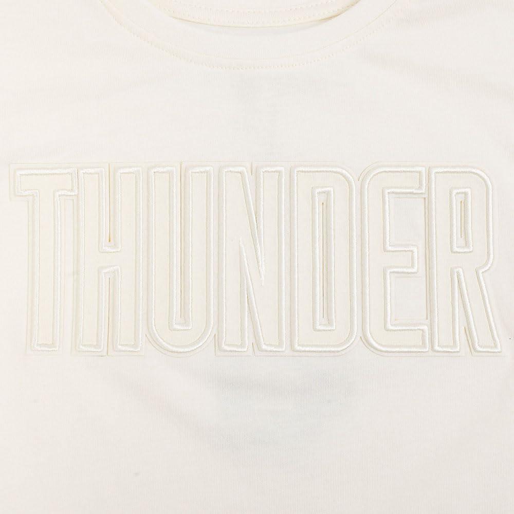 imagePro Standard NBA Girls Big Girls NBA Neutral Cotton Short Sleeve Boxy TeeEggshell