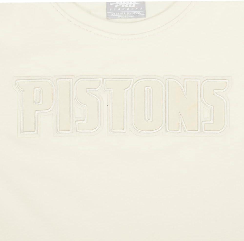 imagePro Standard NBA Girls Big Girls NBA Neutral Cotton Short Sleeve Boxy TeeEggshell