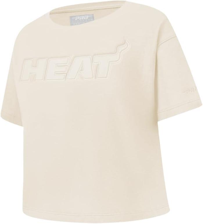 imagePro Standard NBA Girls Big Girls NBA Neutral Cotton Short Sleeve Boxy TeeEggshell
