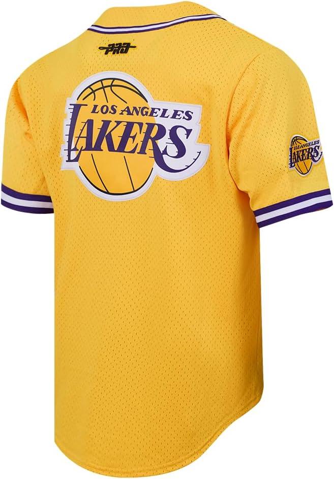 imagePro Standard NBA Mens Mens NBA Los Angeles Lakers Classic Player Mesh Down TopTeam Color