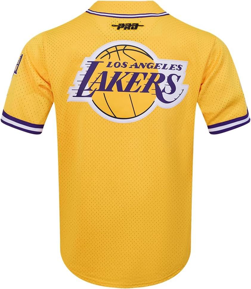 imagePro Standard NBA Mens Mens NBA Los Angeles Lakers Classic Player Mesh Down TopTeam Color