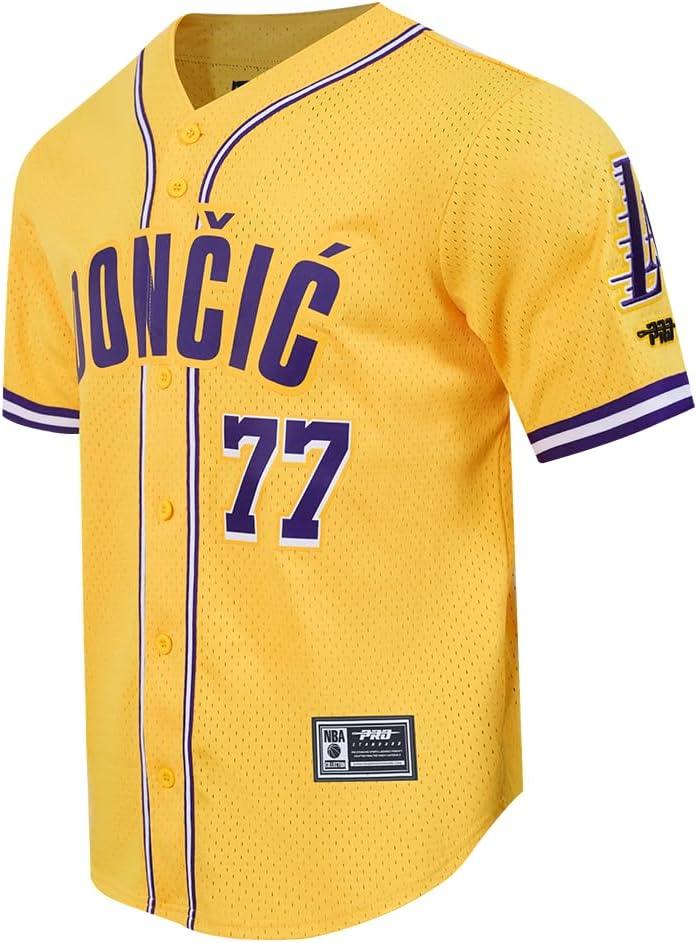 imagePro Standard NBA Mens Mens NBA Los Angeles Lakers Classic Player Mesh Down TopTeam Color