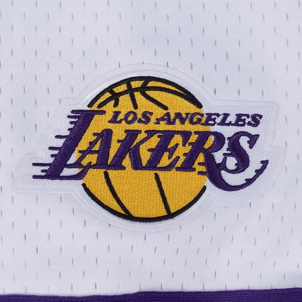 imagePro Standard NBA Mens Mens NBA Los Angeles Lakers Classic Player Mesh Down TopWhite