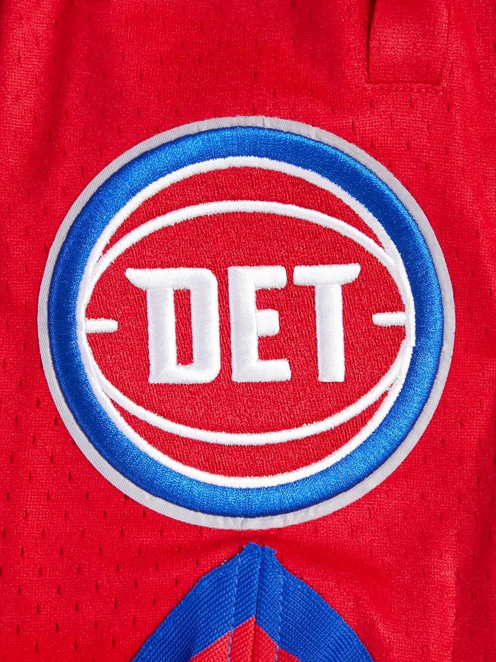 imagePro Standard NBA Mens Mens NBA Retro Classics Cotton Double Knit Athletic ShortRoyal BlueRed