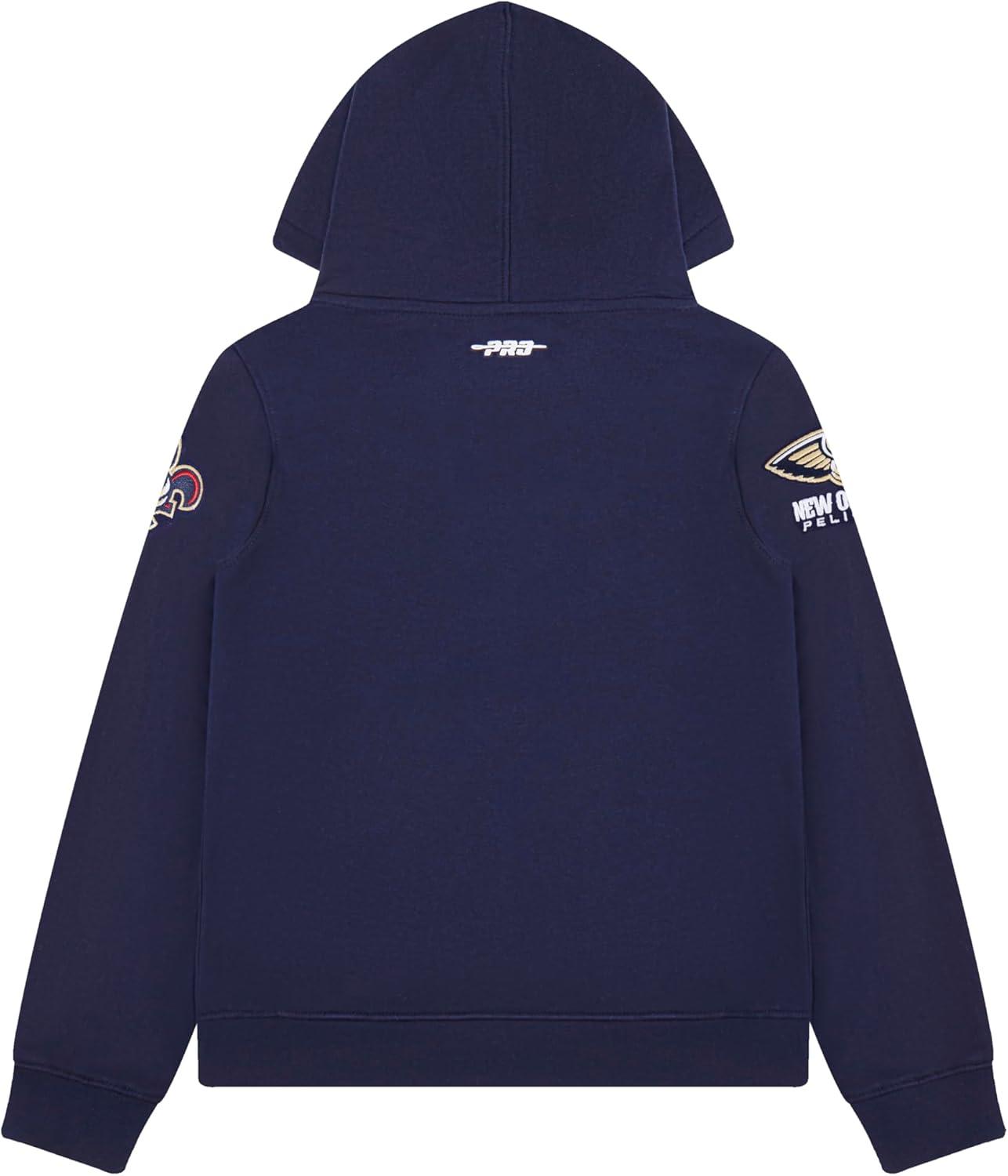 imagePro Standard NBA boys Big Boys Nba Classic Chenille Fleece Pull Over HoodieMidnight Navy