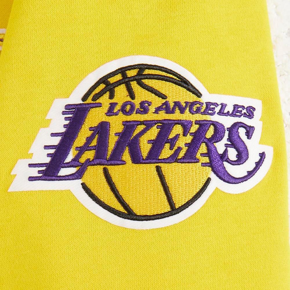imagePro Standard NBA boys Big Boys Nba Classic Chenille Fleece Pull Over HoodieYellow