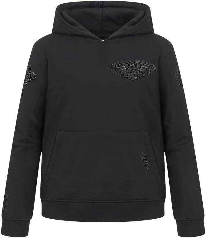 imagePro Standard NBA boys Big Boys Nba Classic Triple Black Fleece Pull Over HoodieBlack