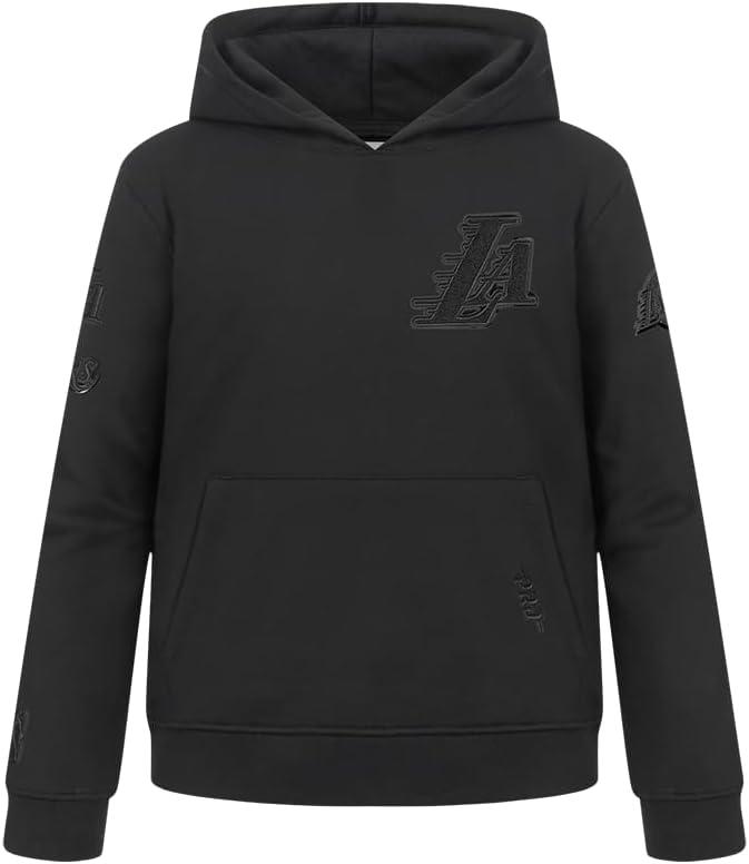 imagePro Standard NBA boys Big Boys Nba Classic Triple Black Fleece Pull Over HoodieBlack