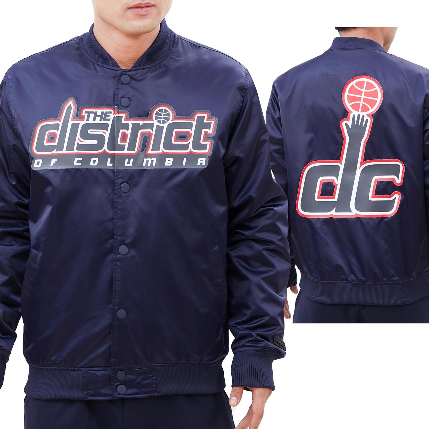 imagePro Standard NBA mens Mens Nba Classic Satin JacketMidnight Navy