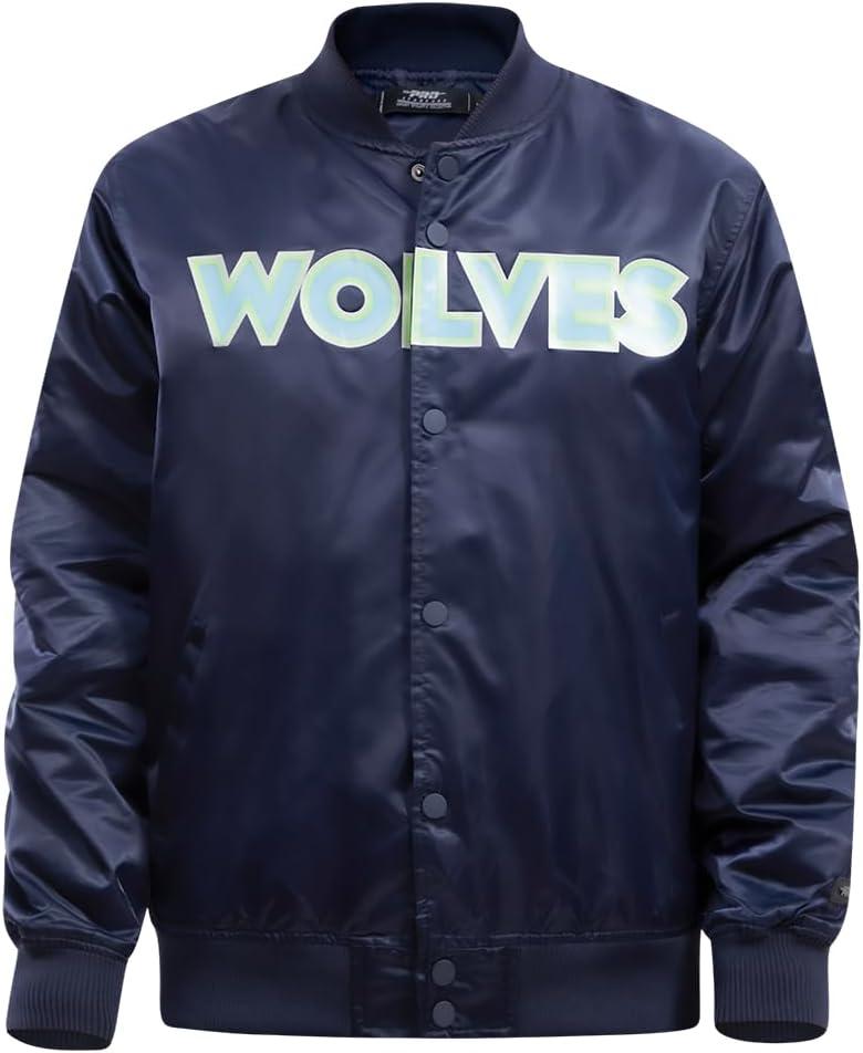 imagePro Standard NBA mens Mens Nba Classic Satin JacketMidnight Navy