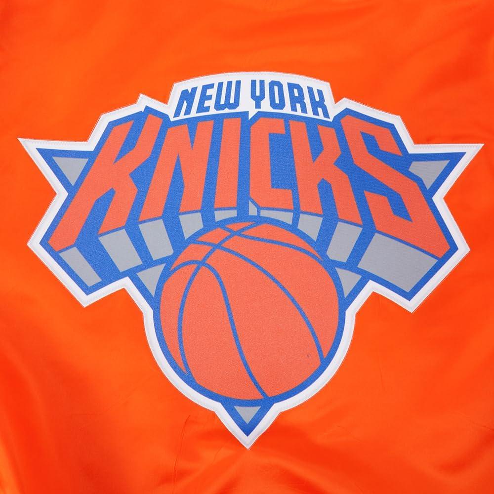 imagePro Standard NBA mens Mens Nba Classic Satin JacketOrange