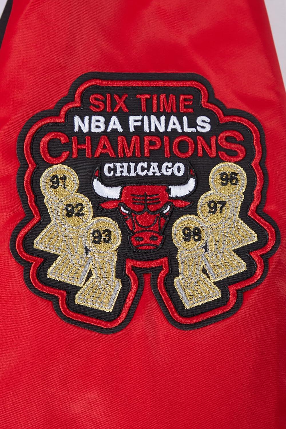 imagePro Standard NBA mens Mens Nba Classic Satin JacketRed