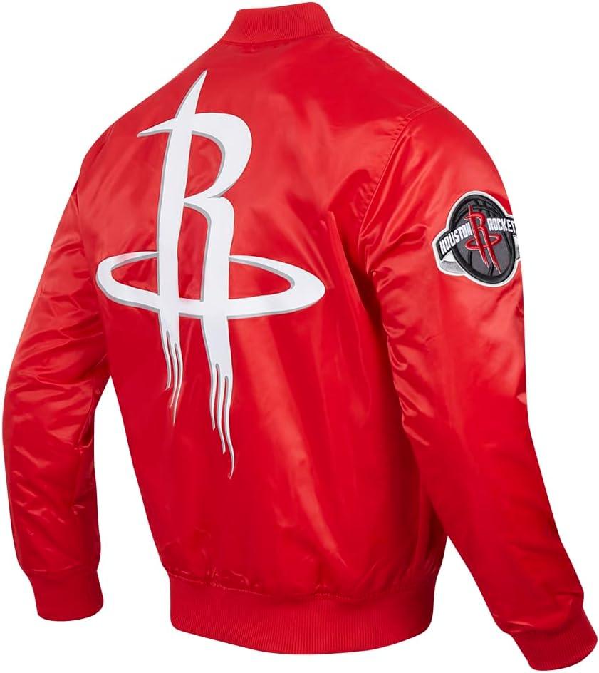 imagePro Standard NBA mens Mens Nba Classic Satin JacketRed