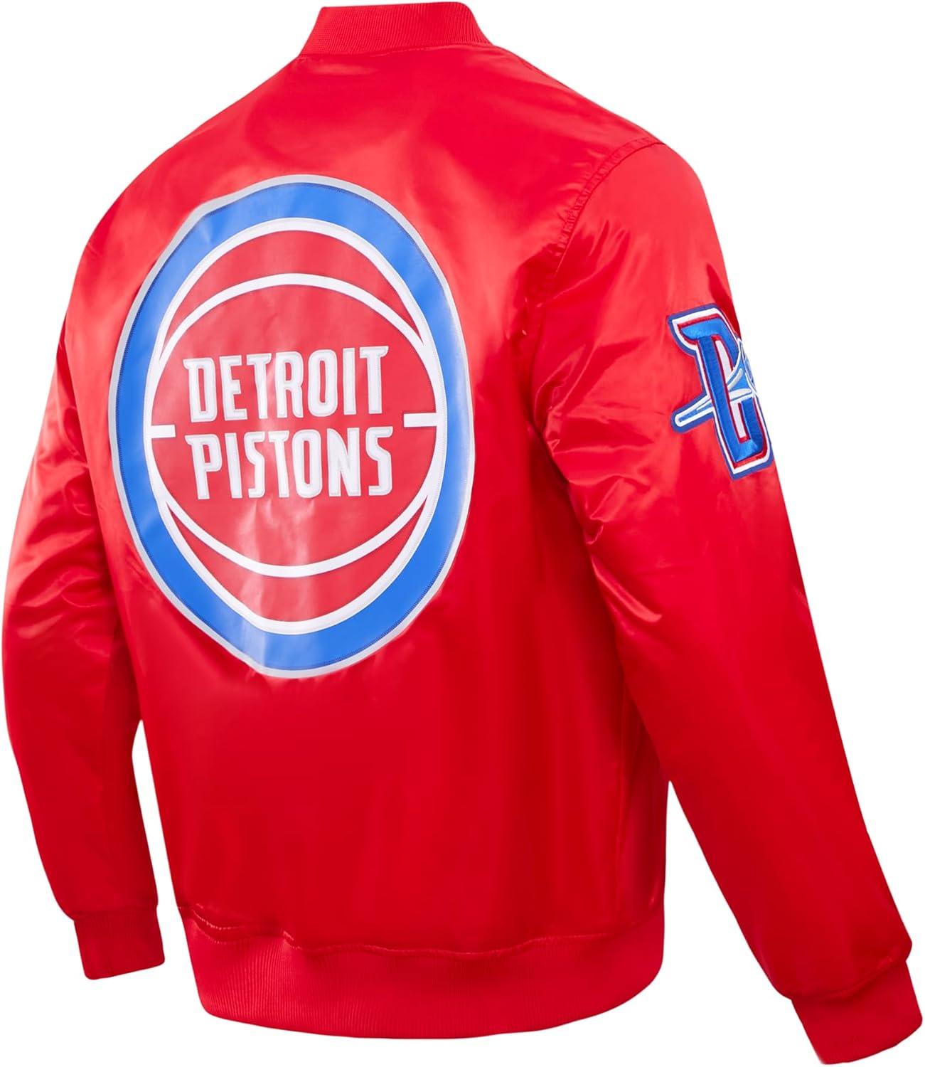imagePro Standard NBA mens Mens Nba Classic Satin JacketRed