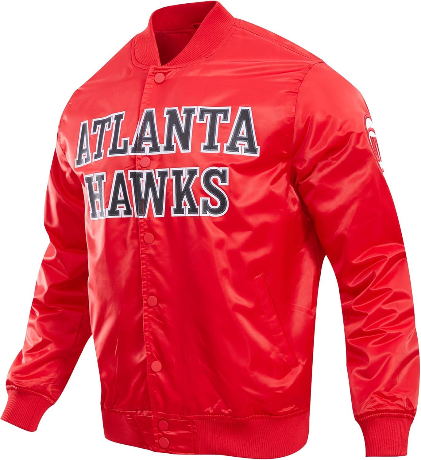 imagePro Standard NBA mens Mens Nba Classic Satin JacketRed