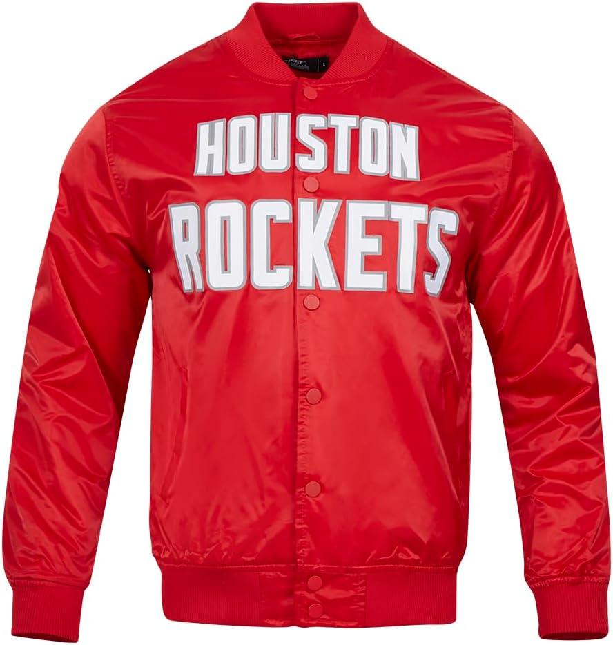 imagePro Standard NBA mens Mens Nba Classic Satin JacketRed