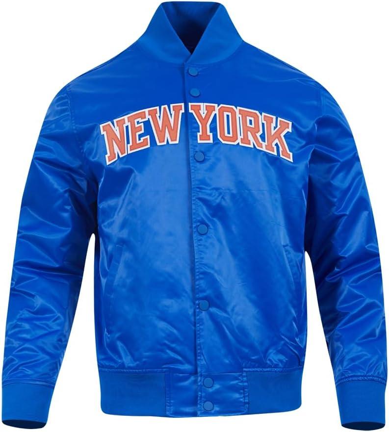 imagePro Standard NBA mens Mens Nba Classic Satin JacketRoyal Blue