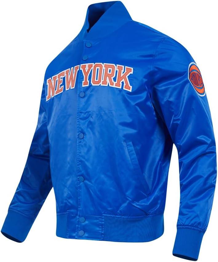 imagePro Standard NBA mens Mens Nba Classic Satin JacketRoyal Blue