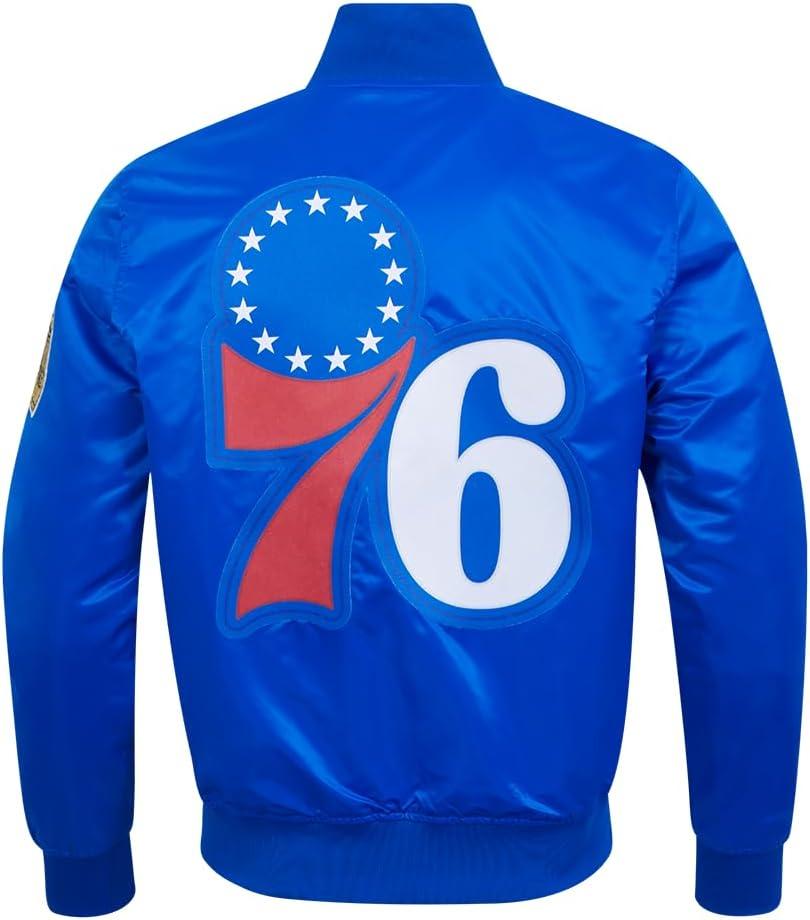 imagePro Standard NBA mens Mens Nba Classic Satin JacketRoyal Blue
