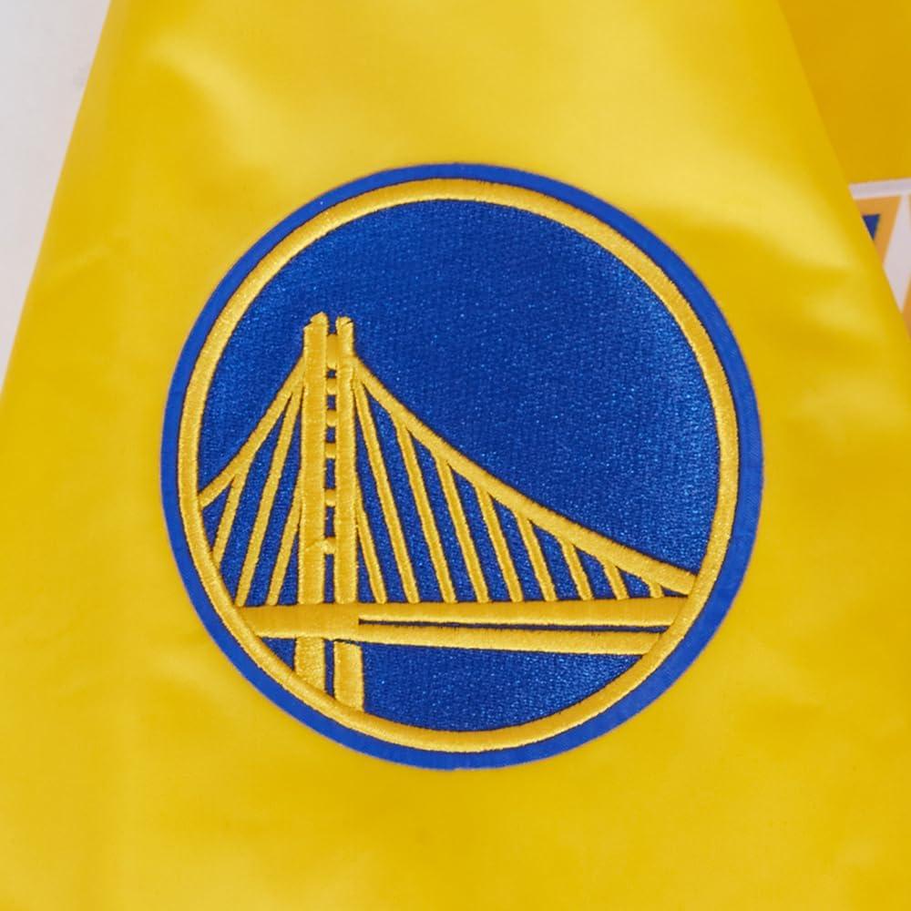 imagePro Standard NBA mens Mens Nba Classic Satin JacketYellow