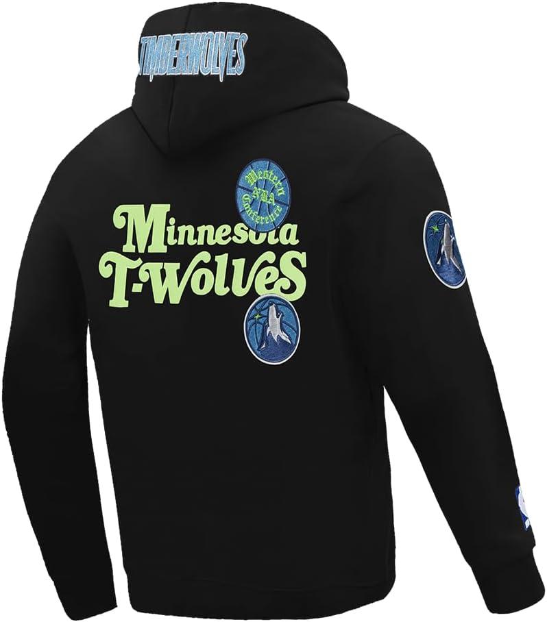 imagePro Standard NBA mens Mens Nba Souvenir Brushed Back French Terry Pull Over HoodieBlack