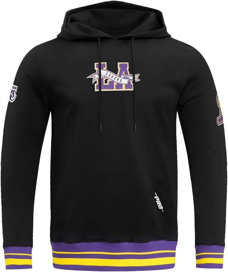 imagePro Standard NBA mens Mens Nba Souvenir Brushed Back French Terry Pull Over HoodieBlack