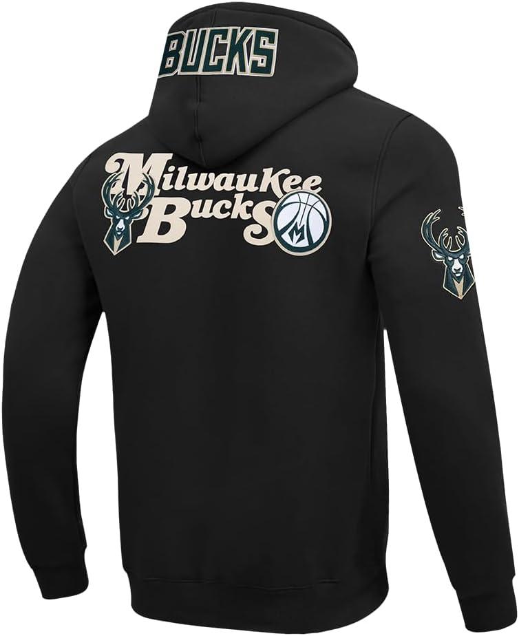 imagePro Standard NBA mens Mens Nba Souvenir Brushed Back French Terry Pull Over HoodieBlack