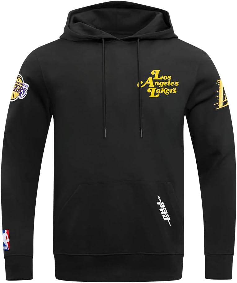 imagePro Standard NBA mens Mens Nba Souvenir Brushed Back French Terry Pull Over HoodieBlack