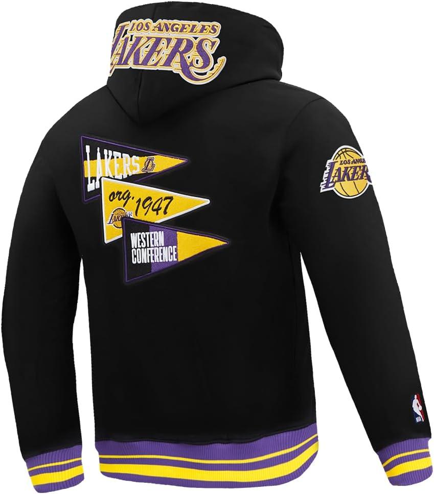 imagePro Standard NBA mens Mens Nba Souvenir Brushed Back French Terry Pull Over HoodieBlack