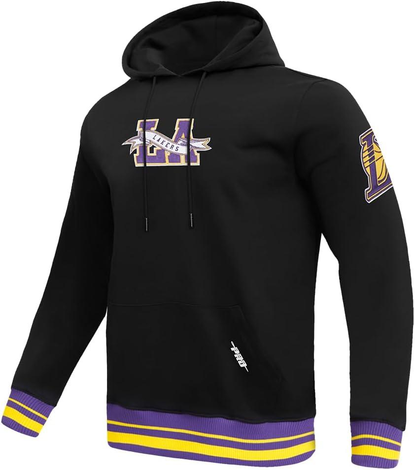 imagePro Standard NBA mens Mens Nba Souvenir Brushed Back French Terry Pull Over HoodieBlack