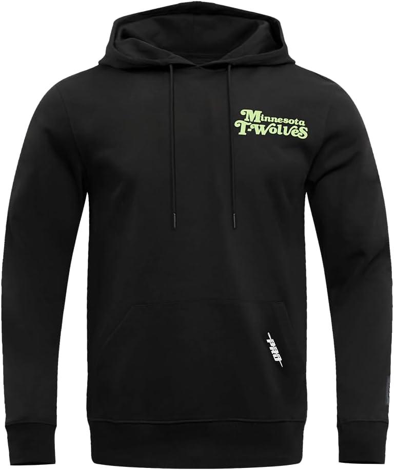 imagePro Standard NBA mens Mens Nba Souvenir Brushed Back French Terry Pull Over HoodieBlack