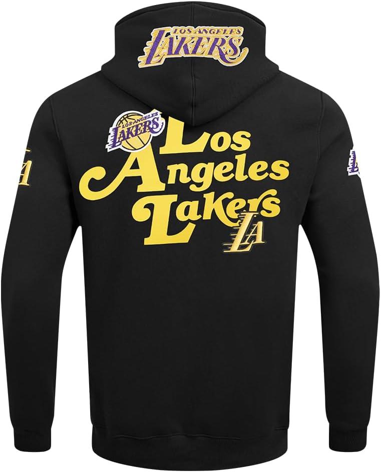 imagePro Standard NBA mens Mens Nba Souvenir Brushed Back French Terry Pull Over HoodieBlack