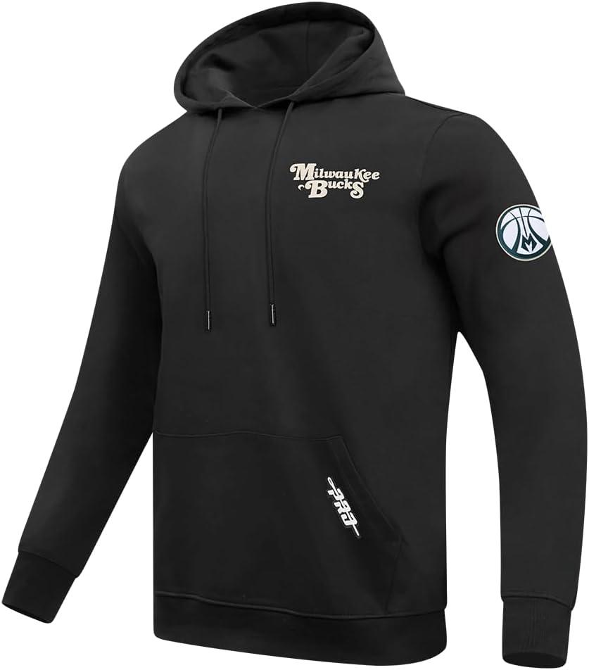 imagePro Standard NBA mens Mens Nba Souvenir Brushed Back French Terry Pull Over HoodieBlack