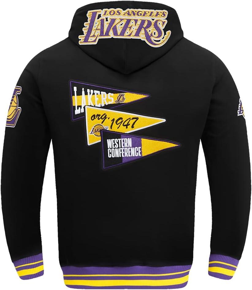 imagePro Standard NBA mens Mens Nba Souvenir Brushed Back French Terry Pull Over HoodieBlack