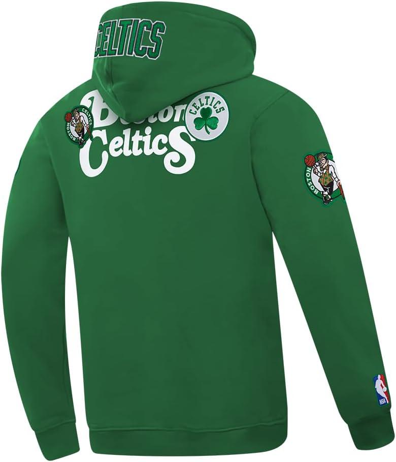 imagePro Standard NBA mens Mens Nba Souvenir Brushed Back French Terry Pull Over HoodieKelly Green
