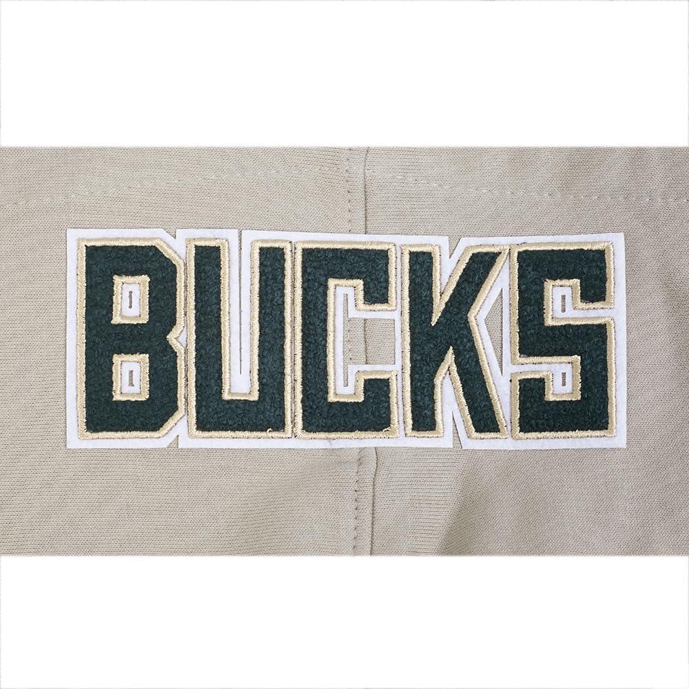imagePro Standard NBA mens Mens Nba Souvenir Brushed Back French Terry Pull Over HoodieTaupe