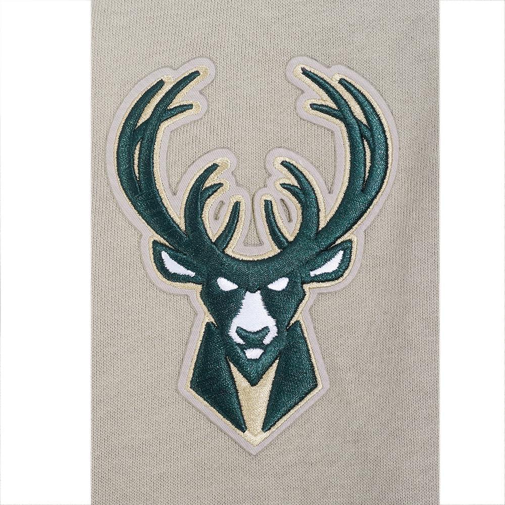 imagePro Standard NBA mens Mens Nba Souvenir Brushed Back French Terry Pull Over HoodieTaupe