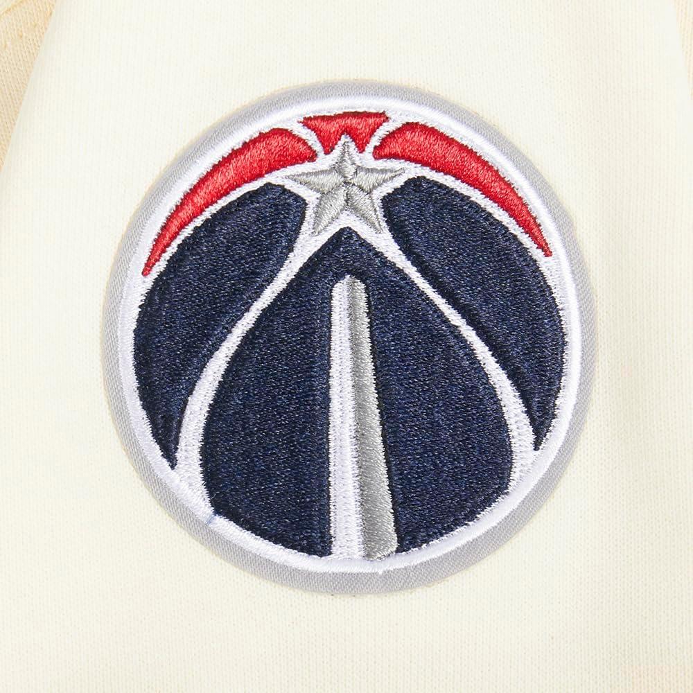 imagePro Standard NBA womens Womens Nba Retro Classics Brushed Back French Terry Crewneck SweatshirtEggshell Midnight Navy