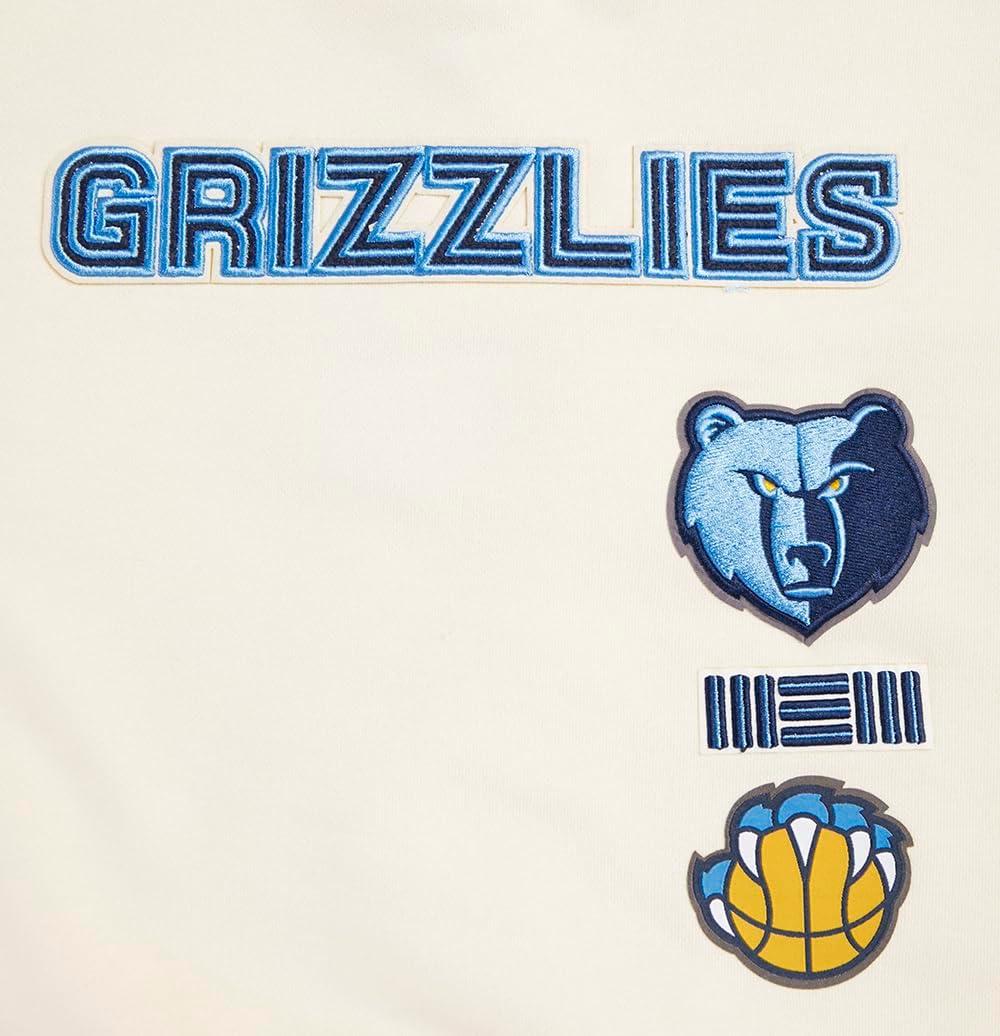 imagePro Standard NBA womens Womens Nba Retro Classics Brushed Back French Terry Crewneck SweatshirtEggshell University Blue