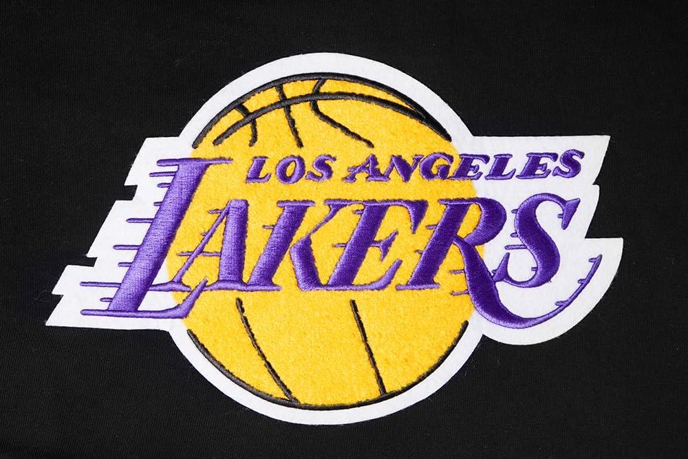 imagePro Standard NBA womens Womens Nba Retro Classics Brushed Back French Terry Cropped Pullover HoodieBlackPurpleYellow