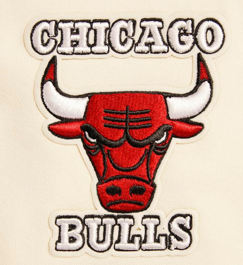imagePro Standard NBA womens Womens Nba Retro Classics Brushed Back French Terry Cropped Pullover HoodieEggshell Red