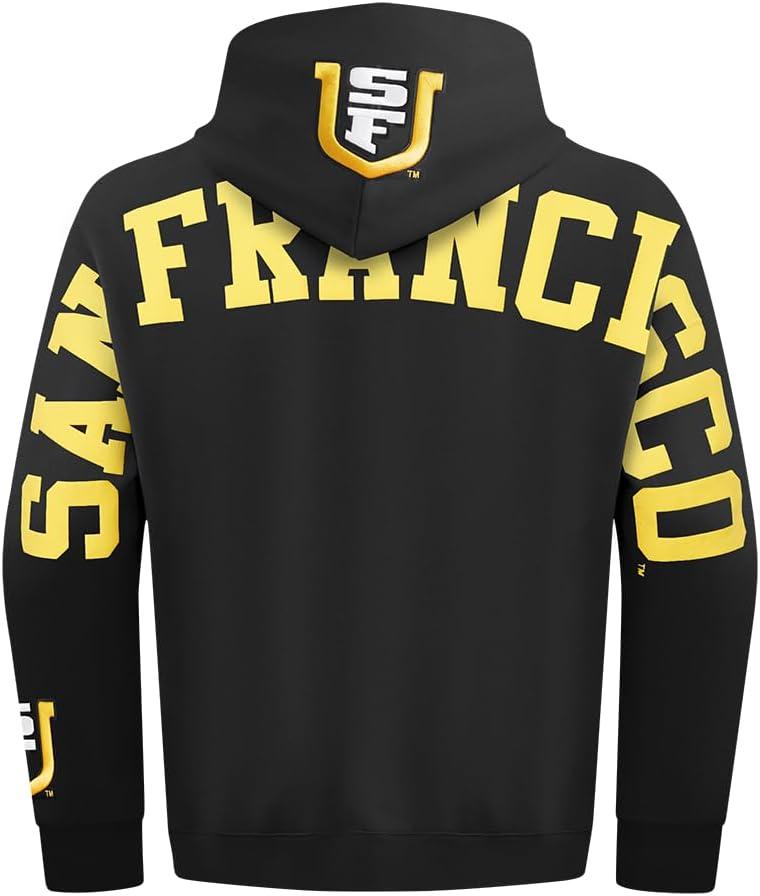 imagePro Standard NCAA mens Mens College Wingspan Fleece Pull Over HoodieBlack