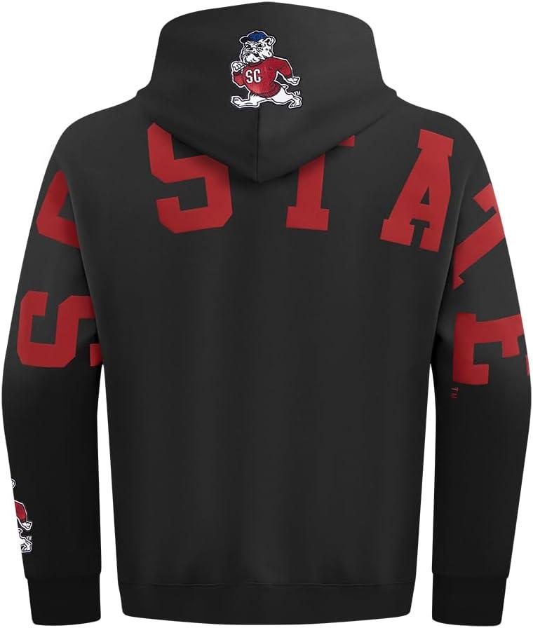 imagePro Standard NCAA mens Mens College Wingspan Fleece Pull Over HoodieBlack