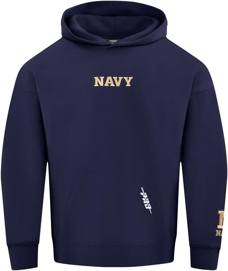 imagePro Standard NCAA mens Mens College Wingspan Fleece Pull Over HoodieMidnight Navy