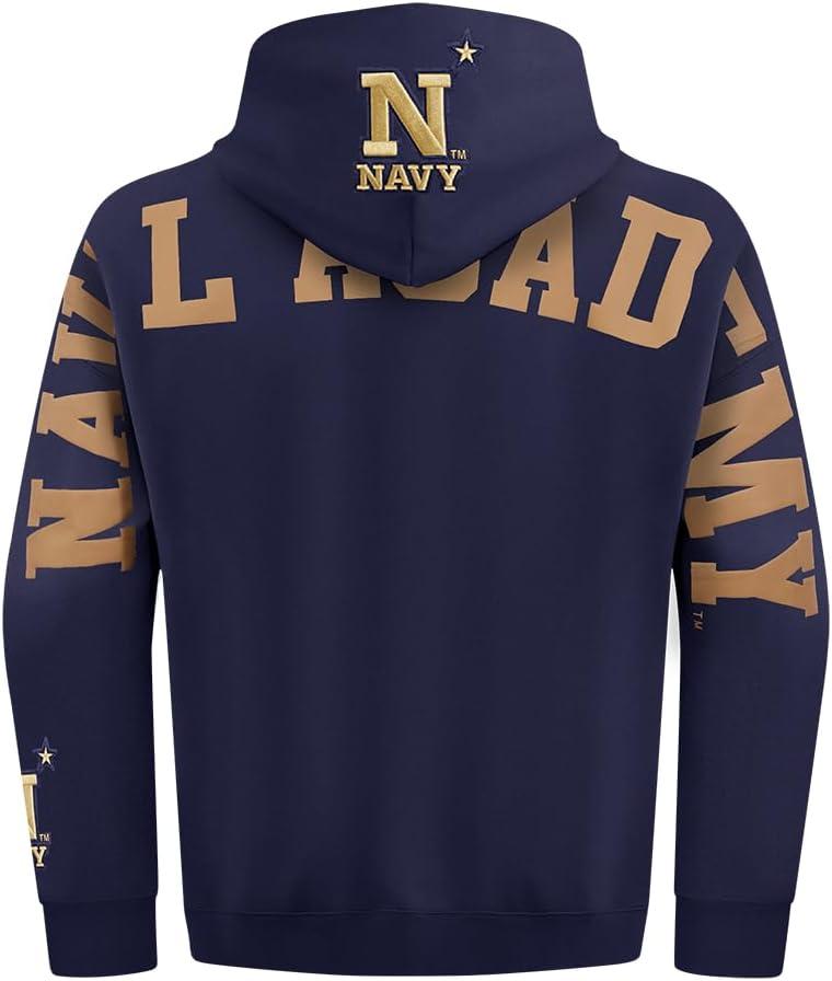 imagePro Standard NCAA mens Mens College Wingspan Fleece Pull Over HoodieMidnight Navy
