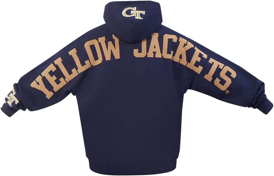 imagePro Standard NCAA mens Mens College Wingspan Fleece Pull Over HoodieMidnight Navy