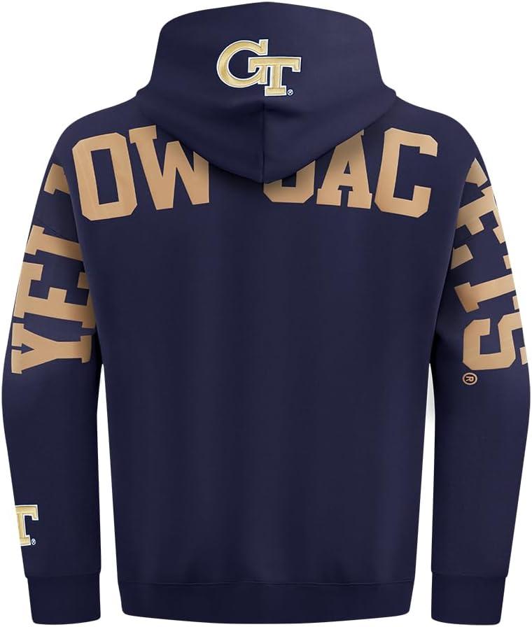 imagePro Standard NCAA mens Mens College Wingspan Fleece Pull Over HoodieMidnight Navy