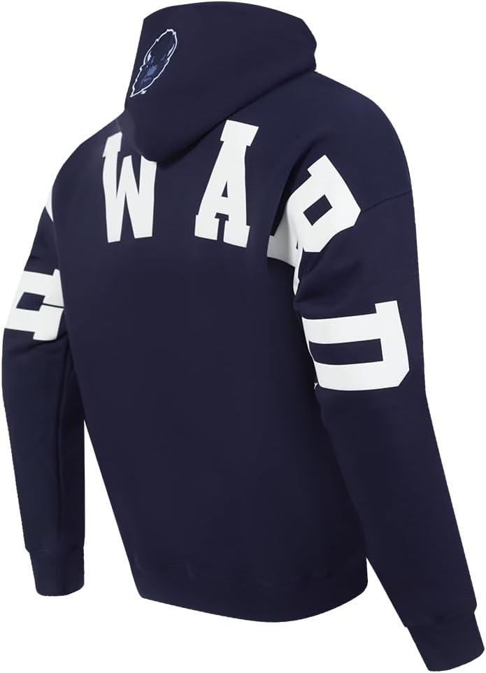 imagePro Standard NCAA mens Mens College Wingspan Fleece Pull Over HoodieMidnight Navy